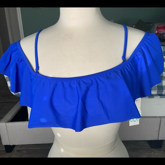 Raisins Mermaid Flounce Bra Bikini Top - Picture 3 of 12